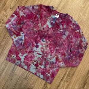 🌺NEW🌺 CUSTOM NIKE TIE DYE MEN’S CREW NECK SWEATER